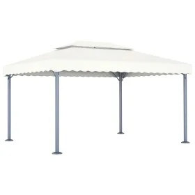 Cenador color crema aluminio 400x300 cm de vidaXL, Carpas y cenadores - Ref: Foro24-48062, Precio: 381,85 €, Descuento: %