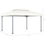 Cenador color crema aluminio 400x300 cm de vidaXL, Carpas y cenadores - Ref: Foro24-48062, Precio: 387,28 €, Descuento: %