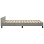 Estructura cama con cabecero terciopelo gris claro 120x190 cm de , Camas y somieres - Ref: Foro24-3270602, Precio: 181,52 €, ...