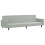 Juego de sofás 2 piezas terciopelo gris claro de , Sofás - Ref: Foro24-3216280, Precio: 343,97 €, Descuento: %