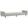 Juego de sofás 2 piezas terciopelo gris claro de , Sofás - Ref: Foro24-3216280, Precio: 343,97 €, Descuento: %