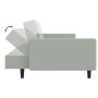 Juego de sofás 2 piezas terciopelo gris claro de , Sofás - Ref: Foro24-3216280, Precio: 343,97 €, Descuento: %