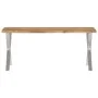 Banco con borde natural madera de acacia maciza 105 cm de , Bancos - Ref: Foro24-372758, Precio: 94,26 €, Descuento: %