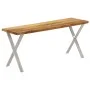 Banco con borde natural madera de acacia maciza 105 cm de , Bancos - Ref: Foro24-372758, Precio: 94,26 €, Descuento: %