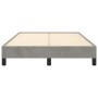 Estructura de cama terciopelo gris claro 120x190 cm de , Camas y somieres - Ref: Foro24-379502, Precio: 111,78 €, Descuento: %