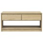 Mesa de centro SAUDA madera maciza pino color roble 99x55x45 cm de , Mesas de centro - Ref: Foro24-377598, Precio: 123,59 €, ...