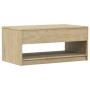 Mesa de centro SAUDA madera maciza pino color roble 99x55x45 cm de , Mesas de centro - Ref: Foro24-377598, Precio: 123,59 €, ...