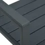 Banco de jardín HDPE gris aspecto madera 120 cm de vidaXL, Bancos de jardín - Ref: Foro24-47874, Precio: 154,67 €, Descuento: %