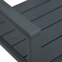 Banco de jardín HDPE gris aspecto madera 120 cm de vidaXL, Bancos de jardín - Ref: Foro24-47874, Precio: 178,04 €, Descuento: %