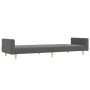 Sofá cama de 2 plazas con taburete tela gris oscuro de , Sofás - Ref: Foro24-3216228, Precio: 337,48 €, Descuento: %