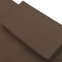 Tumbona de exterior con dosel y almohadas marrón de vidaXL, Camas para exteriores - Ref: Foro24-48069, Precio: 127,24 €, Desc...