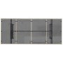 Mesa jardín superficie vidrio ratán PE gris claro 190x80x74 cm de , Mesas de jardín - Ref: Foro24-365308, Precio: 182,42 €, D...