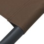 Tumbona de exterior con dosel y almohadas marrón de vidaXL, Camas para exteriores - Ref: Foro24-48069, Precio: 127,24 €, Desc...