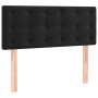 Cama box spring con colchón terciopelo negro 120x190 cm de , Camas y somieres - Ref: Foro24-3269863, Precio: 400,61 €, Descue...