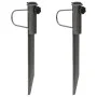 Soportes de sombrilla con púas 2 uds acero galvanizado 19x42 cm de , Accesorios para sombrillas - Ref: Foro24-4003382, Precio...
