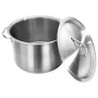 Olla de acero inoxidable 32 L 40x26 cm de vidaXL, Ollas altas - Ref: Foro24-51139, Precio: 113,17 €, Descuento: %