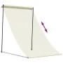 Toldo retráctil de tela y acero crema 150x150 cm de , Toldos - Ref: Foro24-368758, Precio: 39,52 €, Descuento: %