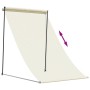 Toldo retráctil de tela y acero crema 150x150 cm de , Toldos - Ref: Foro24-368758, Precio: 43,79 €, Descuento: %