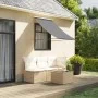 Toldo retráctil de tela y acero gris antracita 150x150 cm de , Toldos - Ref: Foro24-368751, Precio: 41,24 €, Descuento: %