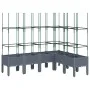 Jardinera con enrejado PP azul gris 160x120x142,5 cm de , Maceteros y jardineras - Ref: Foro24-367966, Precio: 112,66 €, Desc...