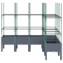 Jardinera con enrejado PP azul gris 160x120x142,5 cm de , Maceteros y jardineras - Ref: Foro24-367966, Precio: 112,66 €, Desc...