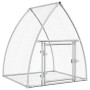 Jaula para conejos acero galvanizado plateado 100x105x120 cm de , Jaulas y habitáculos para animales pequeños - Ref: Foro24-3...