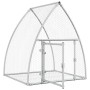 Jaula para conejos acero galvanizado plateado 100x105x120 cm de , Jaulas y habitáculos para animales pequeños - Ref: Foro24-3...