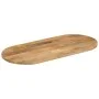 Tablero de mesa ovalado madera maciza de mango 140x50x2,5 cm de , Tableros para mesas - Ref: Foro24-370129, Precio: 85,17 €, ...