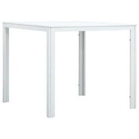 HDPE coffee table with wood look white 78x78x74 cm by vidaXL, Coffee table - Ref: Foro24-47881, Price: 76,87 €, Discount: %