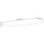 Tablero de mesa ovalado madera maciza de mango 140x50x2,5 cm de , Tableros para mesas - Ref: Foro24-370129, Precio: 85,17 €, ...