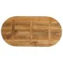 Tablero de mesa ovalado madera maciza de mango 110x40x3,8 cm de , Tableros para mesas - Ref: Foro24-370155, Precio: 66,09 €, ...