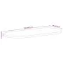Tablero de mesa ovalado madera maciza de mango 110x40x3,8 cm de , Tableros para mesas - Ref: Foro24-370155, Precio: 66,09 €, ...