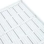 Mesa de centro de HDPE con aspecto de madera blanco 78x78x74 cm de vidaXL, Mesas de centro - Ref: Foro24-47881, Precio: 76,87...
