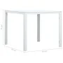 HDPE coffee table with wood look white 78x78x74 cm by vidaXL, Coffee table - Ref: Foro24-47881, Price: 76,87 €, Discount: %
