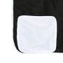 Cama alta niños con túnel madera pino blanco negro 80x200 cm de , Camas y somieres - Ref: Foro24-3283838, Precio: 193,18 €, D...