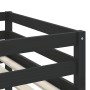 Cama alta niños con túnel madera pino blanco negro 90x200 cm de , Camas y somieres - Ref: Foro24-3283850, Precio: 209,52 €, D...
