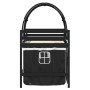 Cama alta niños con túnel madera pino blanco negro 90x190 cm de , Camas y somieres - Ref: Foro24-3283859, Precio: 214,63 €, D...