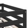 Cama alta niños con túnel madera pino blanco negro 90x190 cm de , Camas y somieres - Ref: Foro24-3283859, Precio: 214,63 €, D...