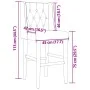 Taburetes altos 2 uds madera maciza de caucho y tela de , Taburetes de cocina - Ref: Foro24-4006225, Precio: 96,20 €, Descuen...