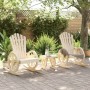 Juego de muebles de jardín 3 piezas madera maciza de abeto de , Conjuntos de jardín - Ref: Foro24-3207123, Precio: 346,92 €, ...