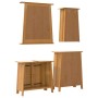 Conjunto de muebles de baño 4 piezas madera maciza de pino de , Muebles de baño - Ref: Foro24-3223463, Precio: 523,05 €, Desc...