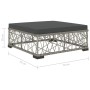 Set de muebles de jardín 5 pzas y cojines ratán sintético gris de vidaXL, Conjuntos de jardín - Ref: Foro24-46808, Precio: 48...