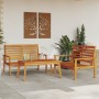 Juego de muebles de jardín 3 piezas madera maciza acacia de , Conjuntos de jardín - Ref: Foro24-3211797, Precio: 283,13 €, De...