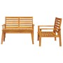 Juego de muebles de jardín 3 piezas madera maciza acacia de , Conjuntos de jardín - Ref: Foro24-3211797, Precio: 283,13 €, De...
