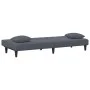 Juego de sofás con cojines 2 piezas terciopelo gris oscuro de , Sofás - Ref: Foro24-3216263, Precio: 292,59 €, Descuento: %