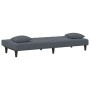 Juego de sofás con cojines 2 piezas terciopelo gris oscuro de , Sofás - Ref: Foro24-3216263, Precio: 297,65 €, Descuento: %