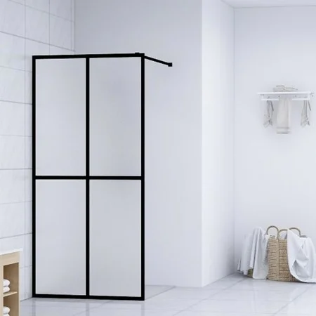 Frosted tempered glass shower screen 90x195 cm by vidaXL, Shower walls and screens - Ref: Foro24-145690, Price: 167,46 €, Dis...