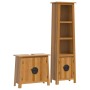 Conjunto de muebles de baño 2 piezas madera maciza de pino de , Muebles de baño - Ref: Foro24-3223456, Precio: 557,19 €, Desc...