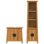 Conjunto de muebles de baño 2 piezas madera maciza de pino de , Muebles de baño - Ref: Foro24-3223456, Precio: 557,19 €, Desc...