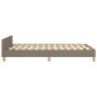Estructura de cama con cabecero tela gris taupe 120x190 cm de , Camas y somieres - Ref: Foro24-3270510, Precio: 141,63 €, Des...